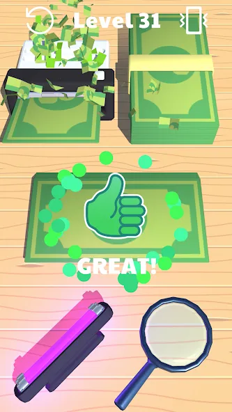 Money Buster [MOD: безлимитные деньги и все уровни открыты] Screenshot 3