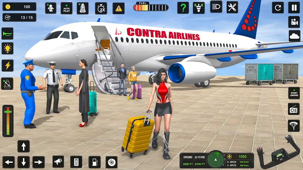 City Pilot Cargo Plane Games [MOD: без рекламы и много денег] Screenshot 1