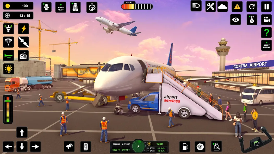 City Pilot Cargo Plane Games [MOD: без рекламы и много денег] Screenshot 3