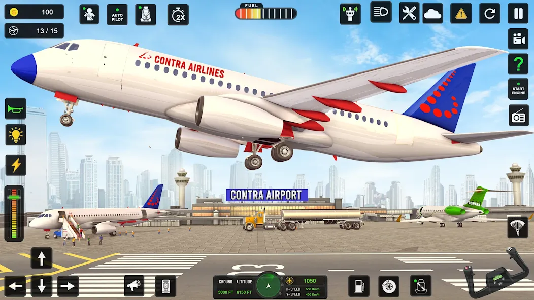 City Pilot Cargo Plane Games [MOD: без рекламы и много денег] Screenshot 4
