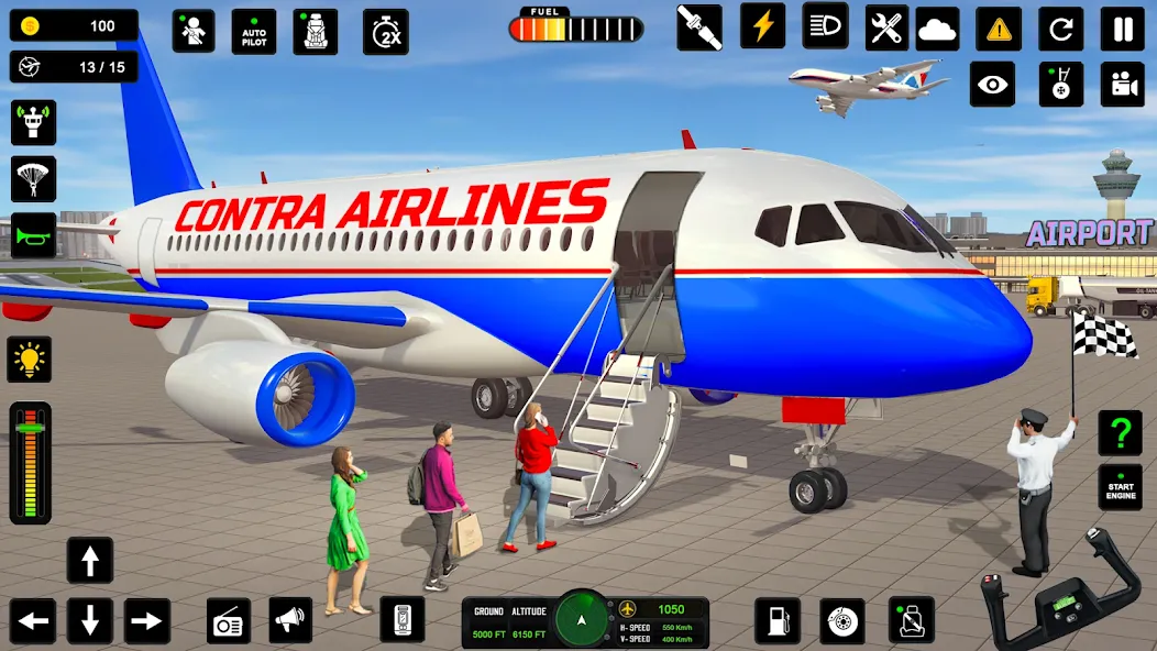 City Pilot Cargo Plane Games [MOD: без рекламы и много денег] Screenshot 5