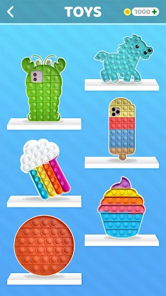 Pop it: Puppet Antistress Game [MOD: без рекламы и все скины открыты] Screenshot 1