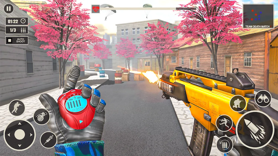 Offline War Shooting Games 3D [MOD: безлимитные патроны и оружие] Screenshot 2