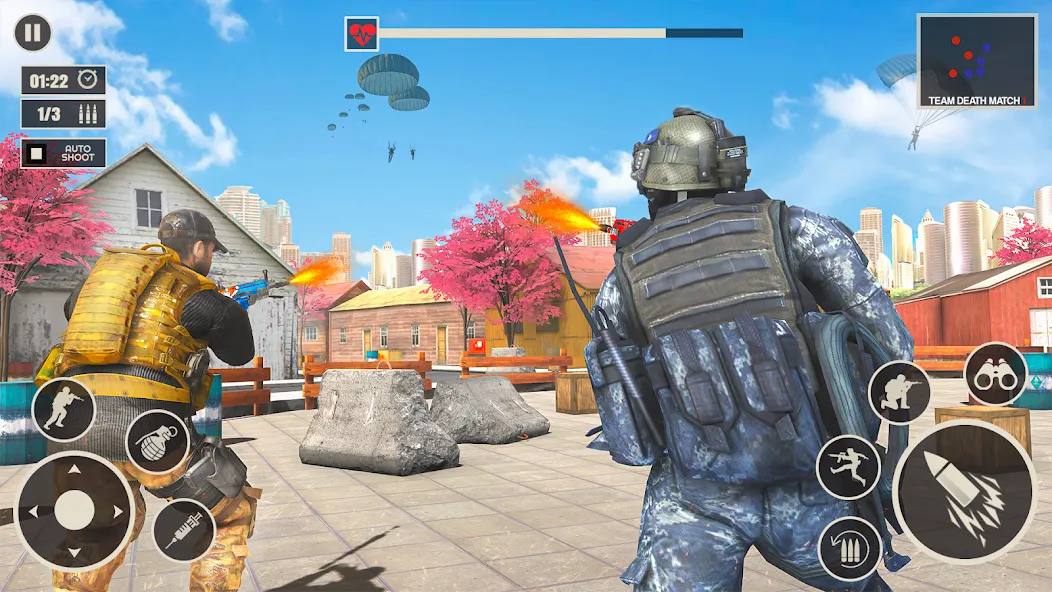 Offline War Shooting Games 3D [MOD: безлимитные патроны и оружие] Screenshot 4