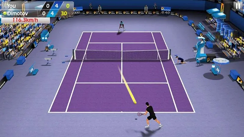 3D Tennis [MOD: безлимитные деньги и энергия] Screenshot 4