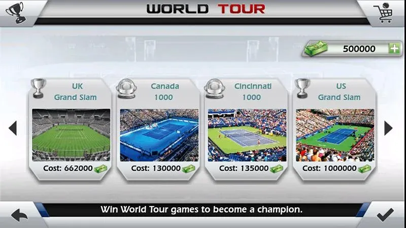 3D Tennis [MOD: безлимитные деньги и энергия] Screenshot 5
