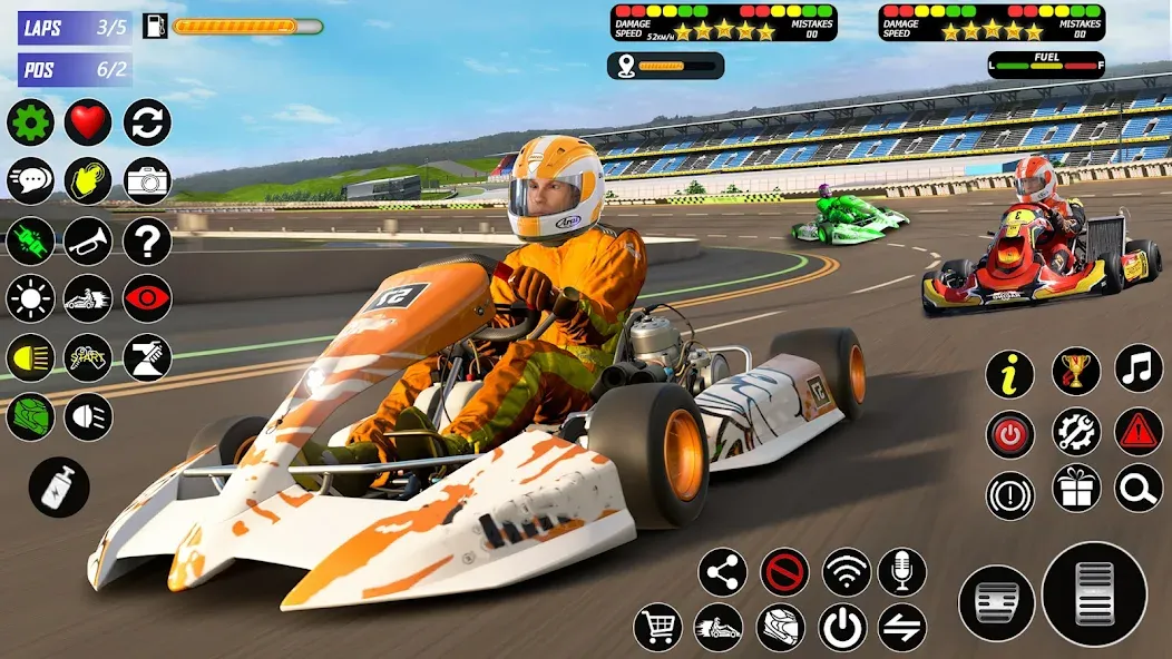 Buggy Race: Kart Racing Games [MOD: безлимитные монеты и открыты трассы] Screenshot 1