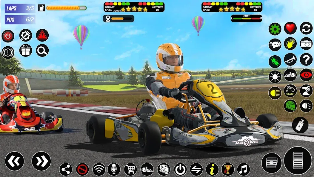 Buggy Race: Kart Racing Games [MOD: безлимитные монеты и открыты трассы] Screenshot 4