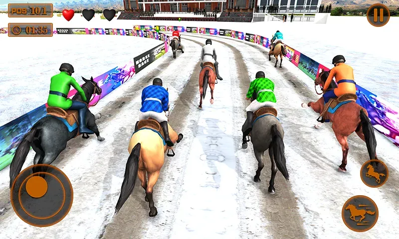 Mounted Horse Racing Games [MOD: безлимитные деньги и все лошади открыты] Screenshot 3