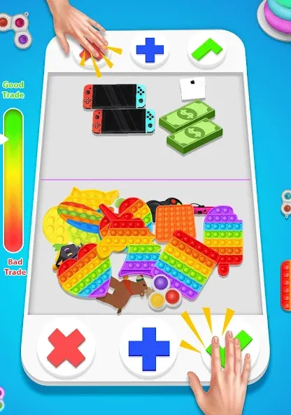 fidget trading: trade toys 3D [MOD: все игрушки разблокированы] Screenshot 1