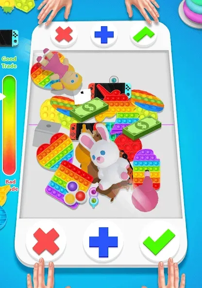 fidget trading: trade toys 3D [MOD: все игрушки разблокированы] Screenshot 2