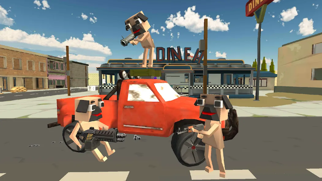 PugWars [MOD: разблокированы все уровни и скины] Screenshot 2