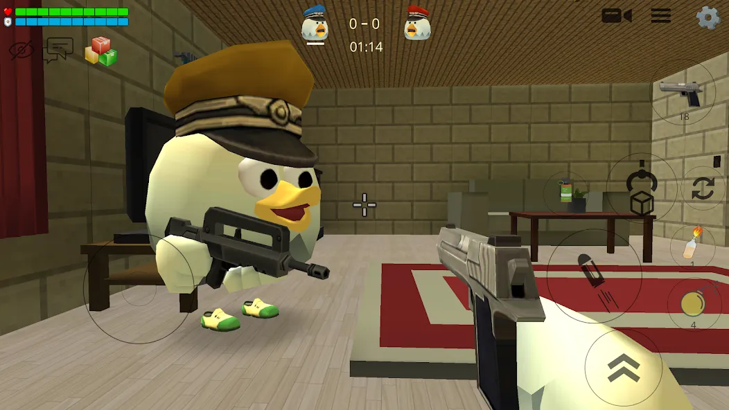 Chicken Gun [MOD: много денег и оружия] Screenshot 3