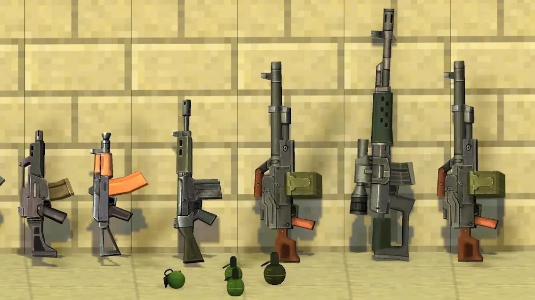 StrikeBox: Sandbox&amp;Shooter [MOD: безлимитные ресурсы и оружие] Screenshot 2