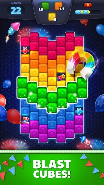 Cubes Empire Champions [MOD: безлимитные монеты и жизни] Screenshot 2