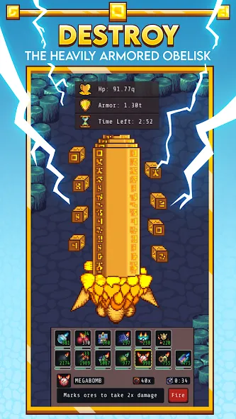 Idle Obelisk Miner [MOD: много денег и ускоренная добыча] Screenshot 4