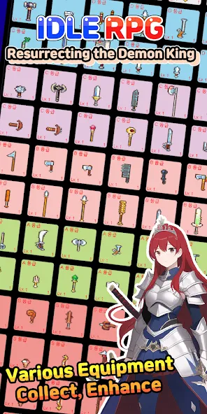 Idle RPG : Reviving Demon King [MOD: безлимитные ресурсы и усиленные герои] Screenshot 5