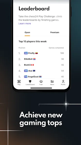 chess24 > Play, Train &amp; Watch [MOD: безлимитный анализ и все уроки открыты] Screenshot 3