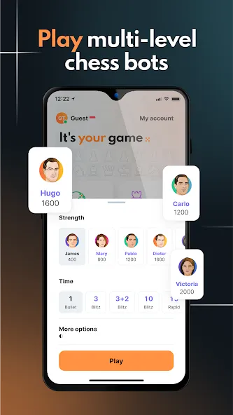 chess24 > Play, Train &amp; Watch [MOD: безлимитный анализ и все уроки открыты] Screenshot 5