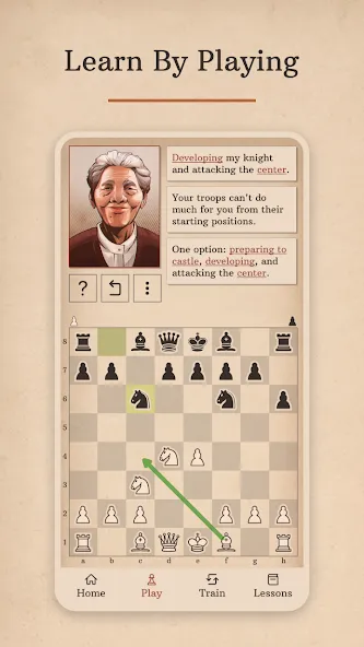Learn Chess with Dr. Wolf [MOD: премиум-уроки шахмат без ограничений] Screenshot 3