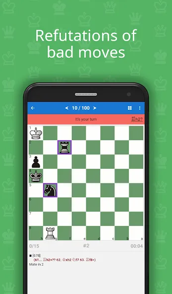 Mate in 2 (Chess Puzzles] [MOD: открыты все шахматные задачи] Screenshot 3