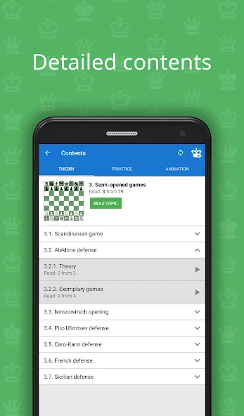 Chess Opening Lab (1400-2000] [MOD: безлимитный анализ и все дебюты] Screenshot 5