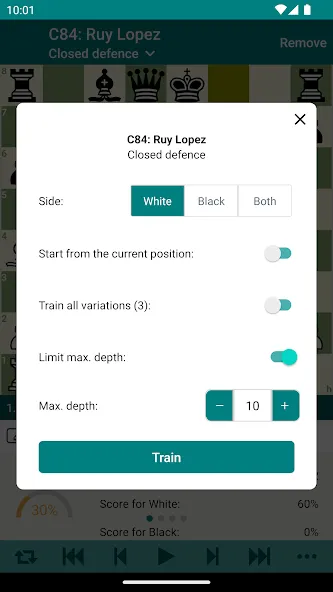 Chess Opener Lite [MOD: расширенный доступ к шахматным дебютам] Screenshot 3