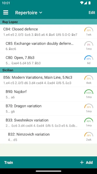 Chess Opener Lite [MOD: расширенный доступ к шахматным дебютам] Screenshot 4