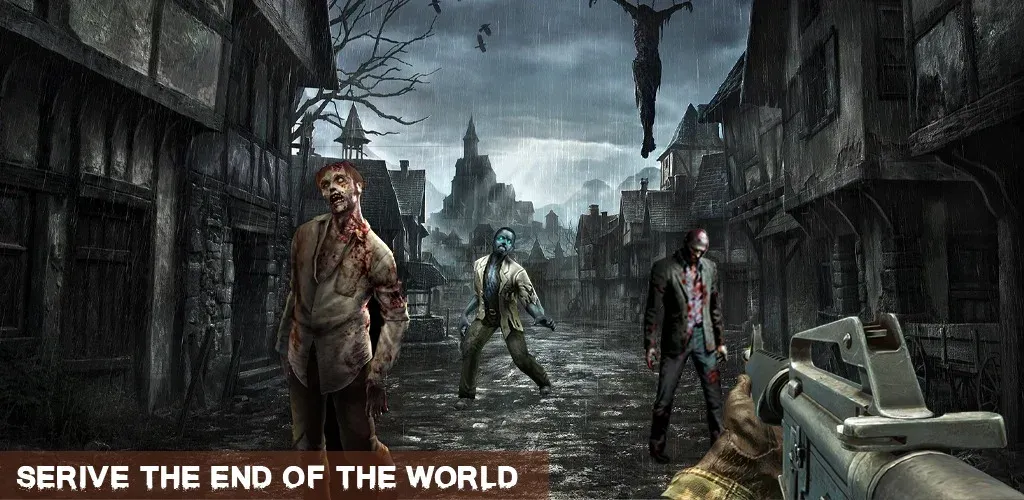 Zombie Games 3d 2024 : fps War [MOD: безлимитные патроны и здоровье] Screenshot 5