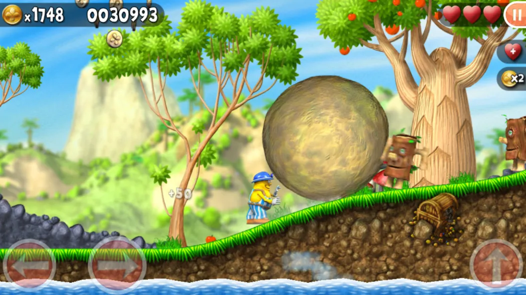 Incredible Jack: Jump &amp; Run [MOD: безлимитные монеты и жизни] Screenshot 1