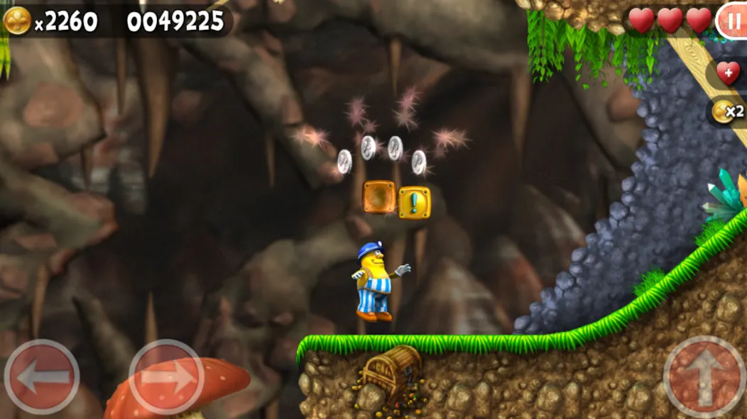 Incredible Jack: Jump &amp; Run [MOD: безлимитные монеты и жизни] Screenshot 3