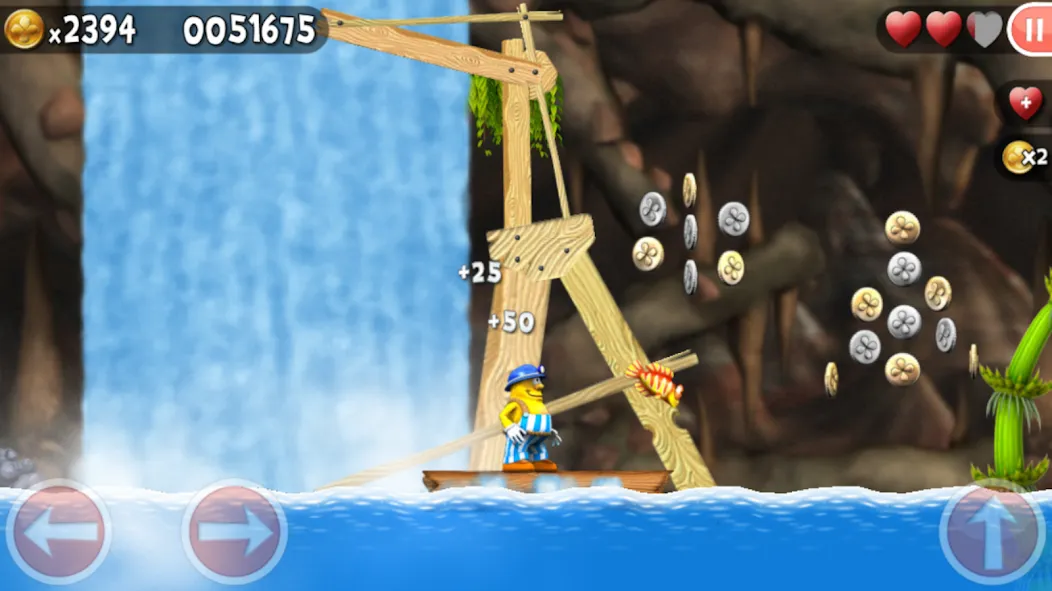 Incredible Jack: Jump &amp; Run [MOD: безлимитные монеты и жизни] Screenshot 5