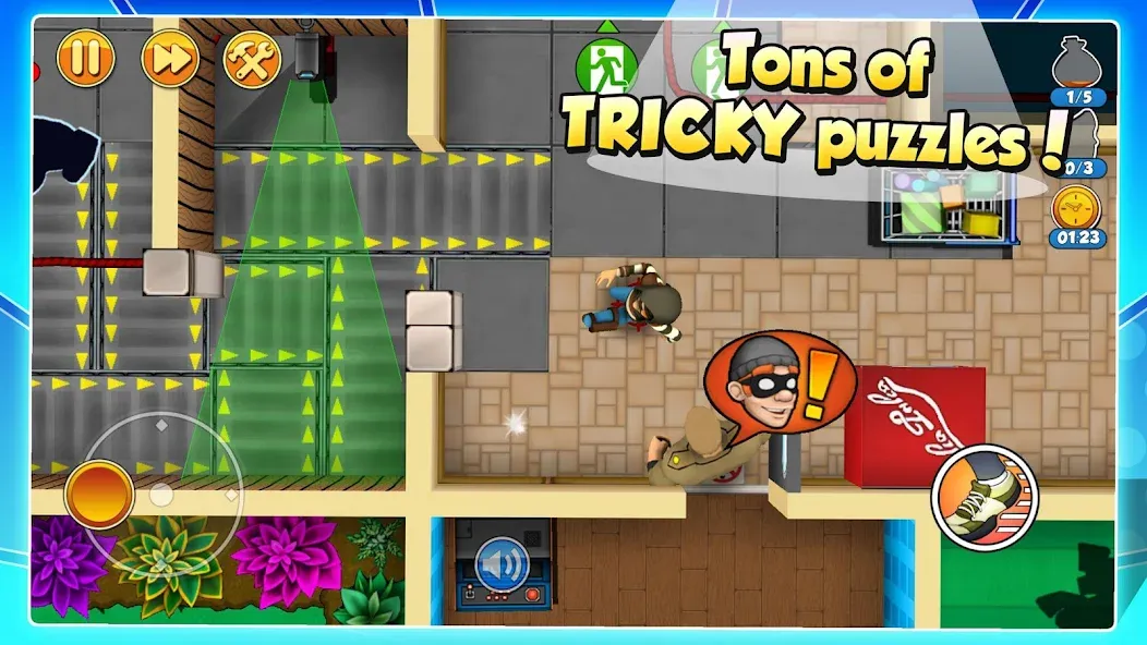 Robbery Bob 2: Double Trouble [MOD: безлимитные деньги и открыты все уровни] Screenshot 1