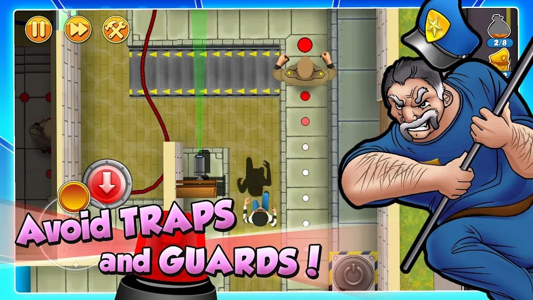 Robbery Bob 2: Double Trouble [MOD: безлимитные деньги и открыты все уровни] Screenshot 2