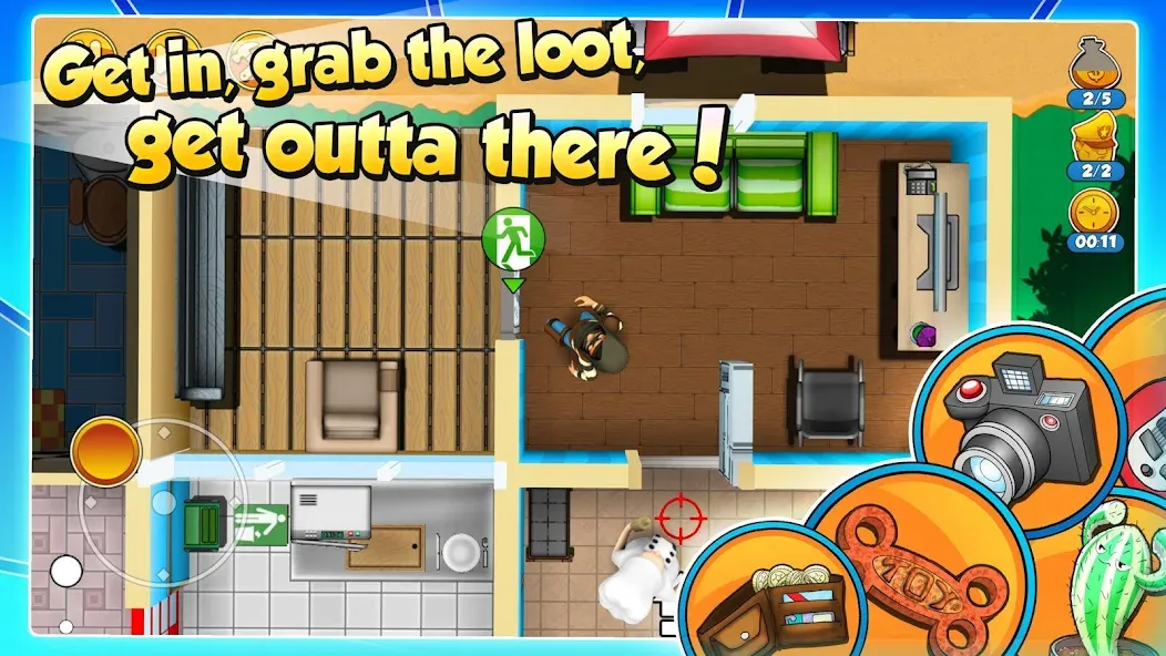 Robbery Bob 2: Double Trouble [MOD: безлимитные деньги и открыты все уровни] Screenshot 3