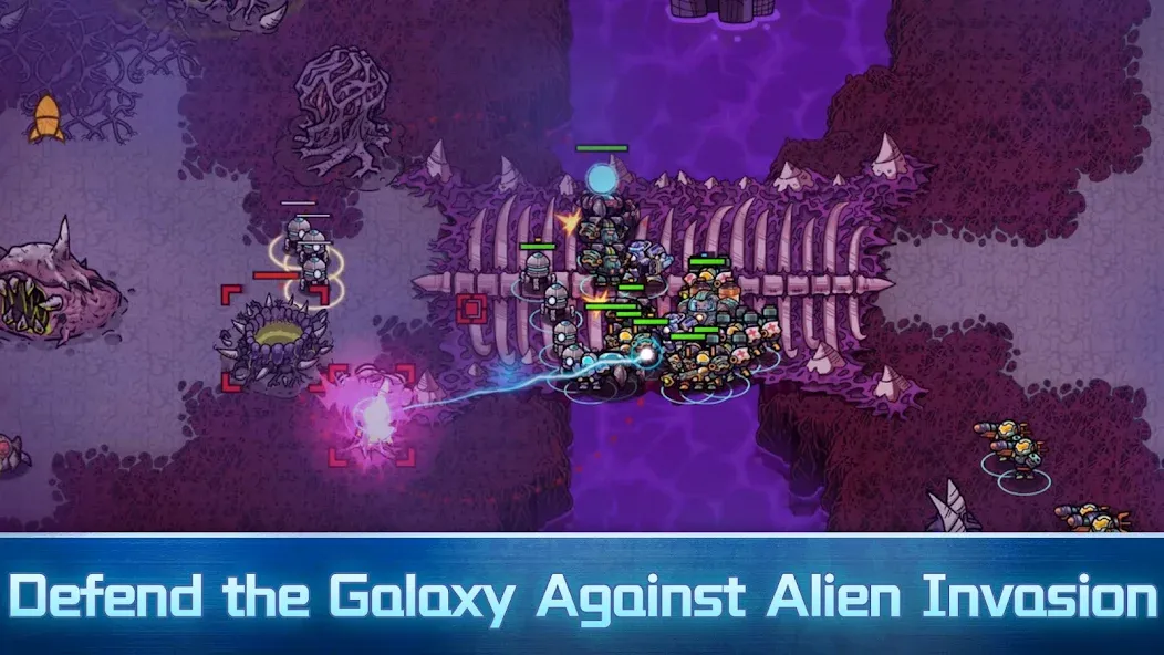 Xeno Command [MOD: безлимитные ресурсы и усиленная армия] Screenshot 2