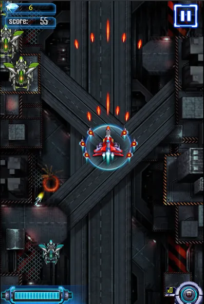 Space Attack [MOD: много денег и мощное оружие] Screenshot 2