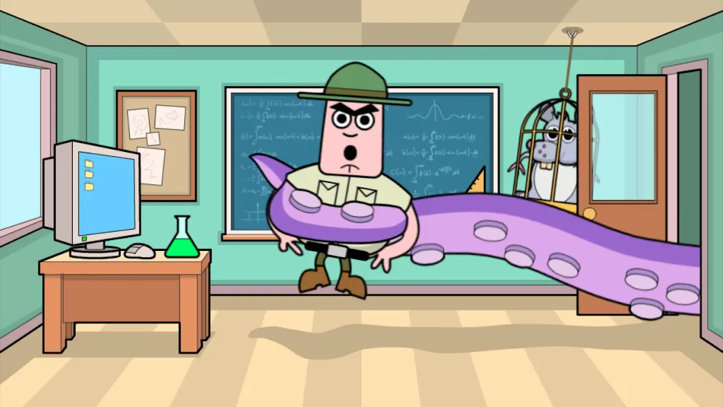 Bash the Teacher! School Prank [MOD: открыты все уровни и предметы] Screenshot 4