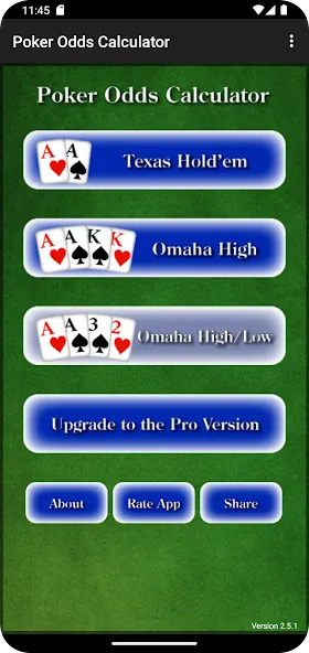 Poker Odds Calculator [MOD: точный расчет шансов в покере] Screenshot 1