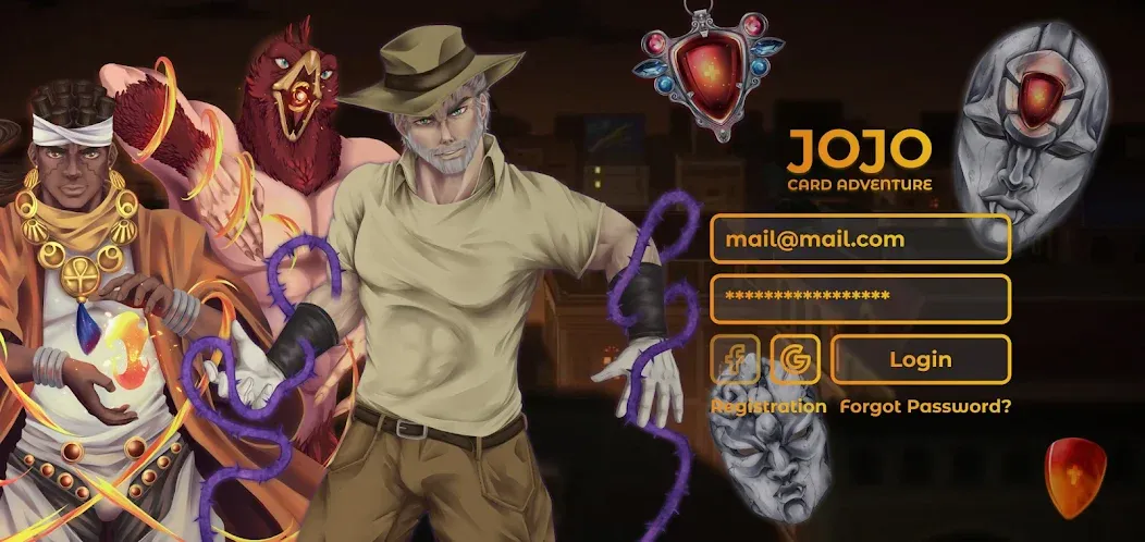 JOJO: Card Adventure－TCG &amp; CCG [MOD: безлимитные деньги и редкие карты] Screenshot 2