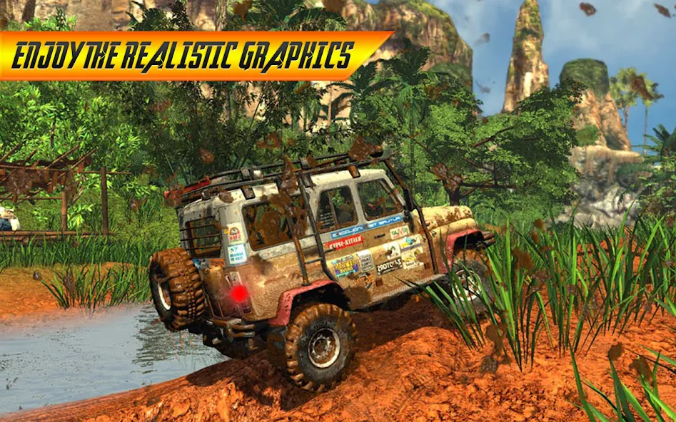 Offroad Jeep Driving Simulator [MOD: безлимитные деньги и топливо] Screenshot 5