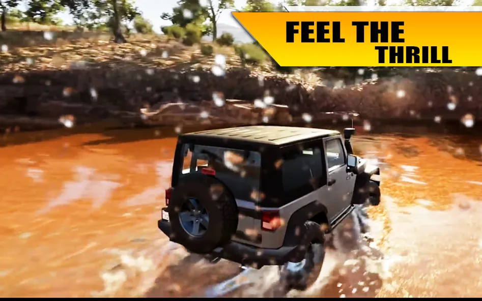 Off Road Jeep Drive Simulator [MOD: бездорожье без ограничений и трафика] Screenshot 2