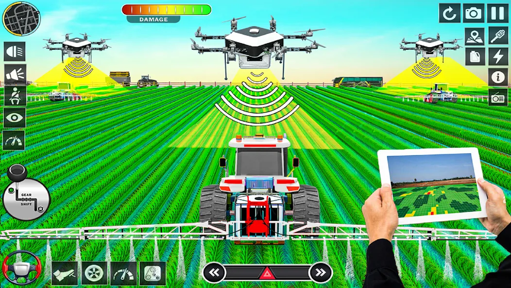 Big Tractor Farming Simulator [MOD: безлимитные деньги и топливо] Screenshot 3