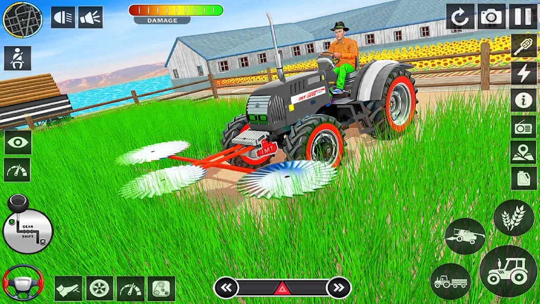 Big Tractor Farming Simulator [MOD: безлимитные деньги и топливо] Screenshot 4