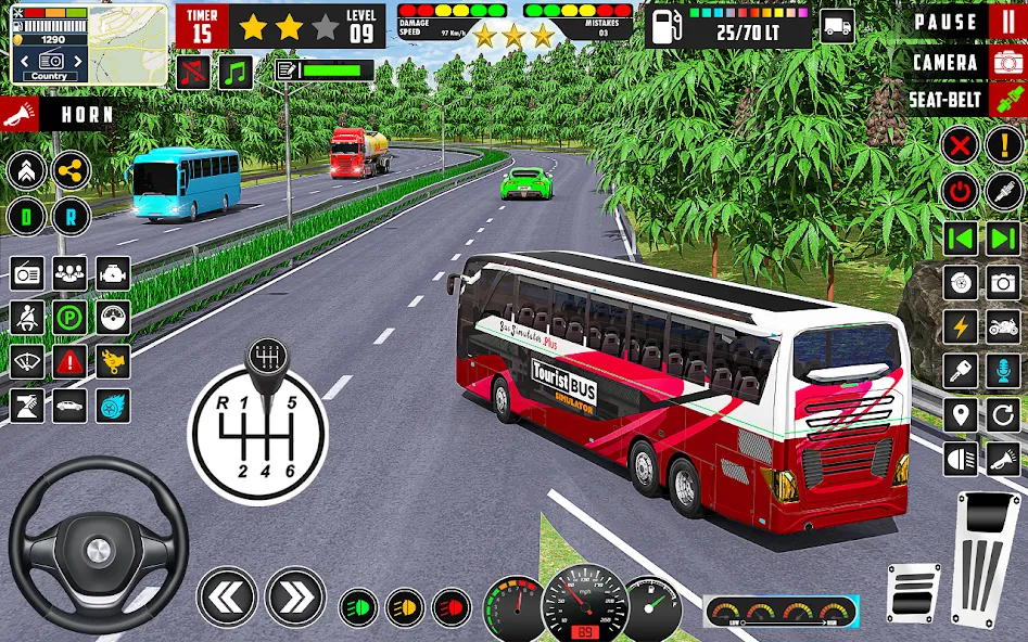 City Bus Simulator 3D Bus Game [MOD: без рекламы и много денег] Screenshot 1