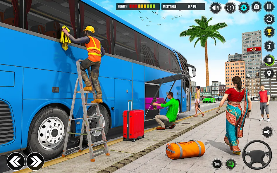 City Bus Simulator 3D Bus Game [MOD: без рекламы и много денег] Screenshot 3