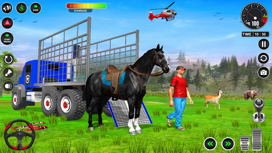 Animal Transport Truck Game 3D [MOD: безлимитные деньги и все животные открыты] Screenshot 5