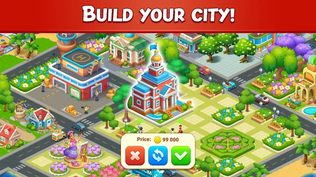 Farm City: Farming &amp; Building [MOD: безлимитные деньги и ресурсы] Screenshot 4