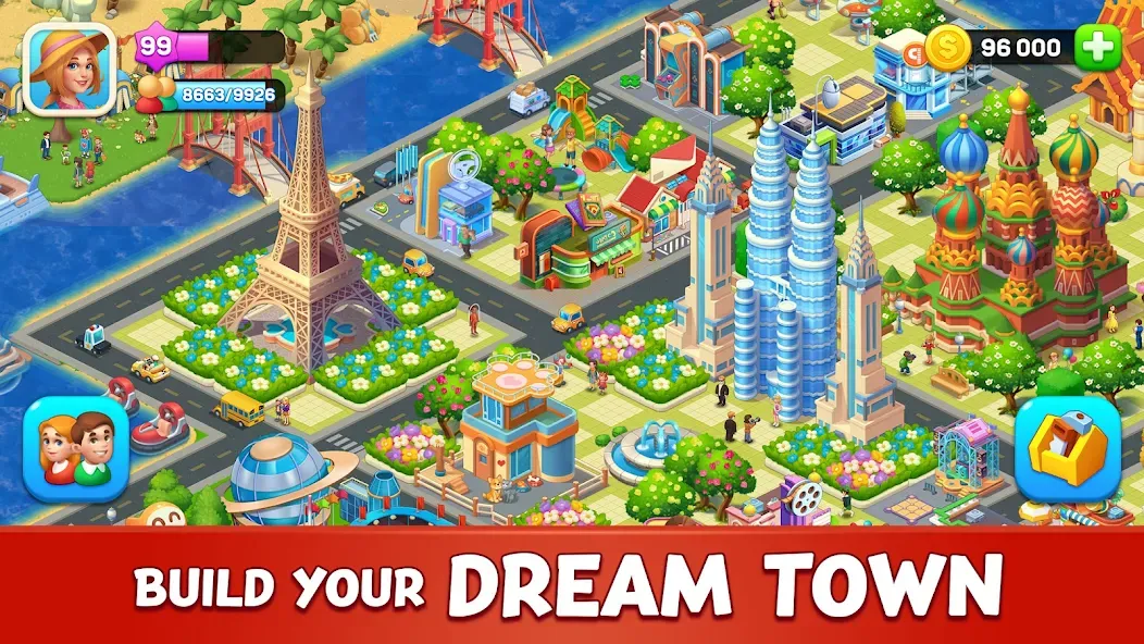 Farm City: Farming &amp; Building [MOD: безлимитные деньги и ресурсы] Screenshot 5