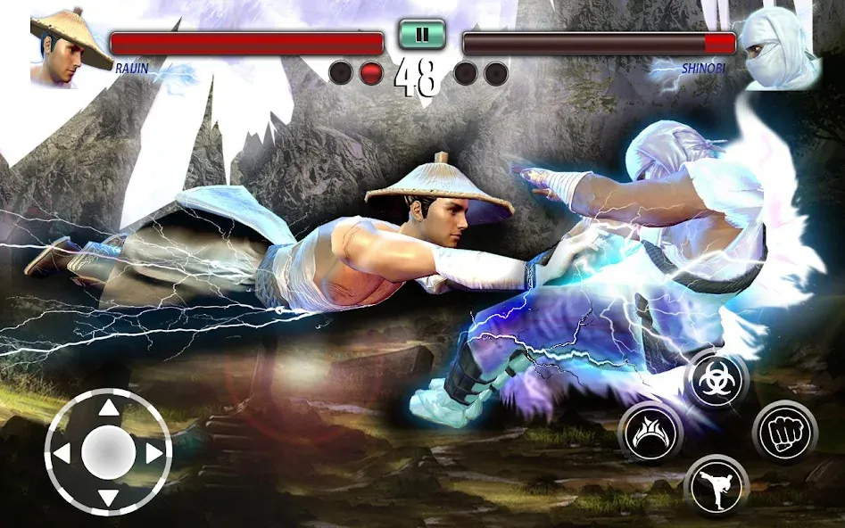 Ninja Games Fighting: Kung Fu [MOD: безлимитные деньги и урон] Screenshot 1